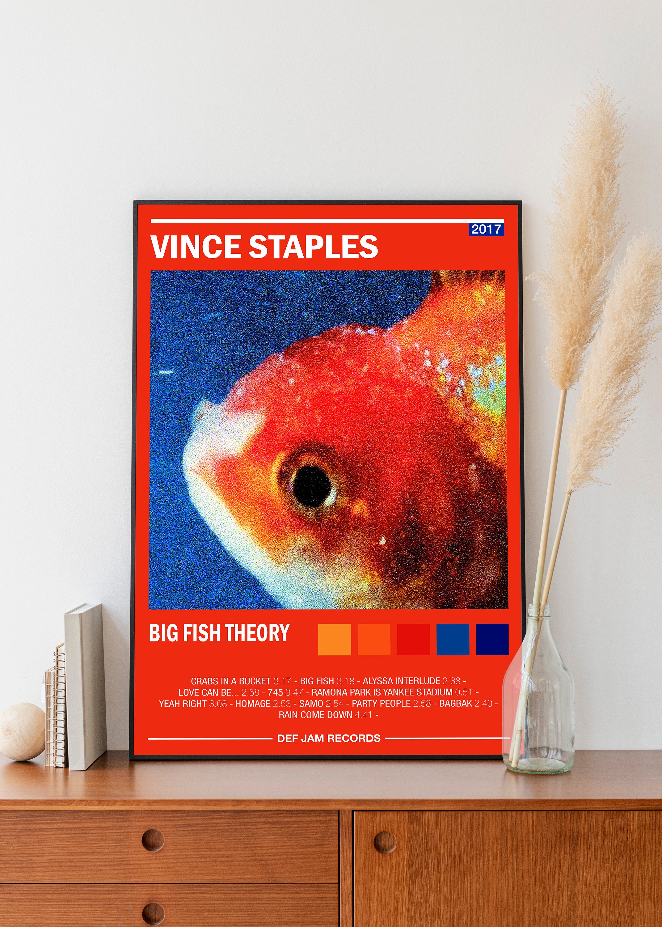 Vince Staples Poster | Big Fish Theory Album Cover | Print Album