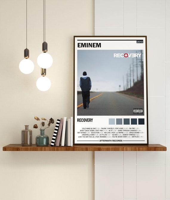 Eminem Poster | Recovery Album Cover | Album Wall Art | Home