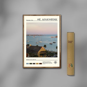 St. Augustine Print, Florida Wall Art, St. Augustine Poster, St. Augustine Photo, St. Augustine Poster, USA, Florida, Real Photo, Traveller