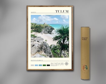 Tulum Print, Mexiko Wandkunst, Tulum Poster, Tulum Foto, Tulum Como Poster, Mexiko, echtes Foto, Traveller, City Art, Mexiko Stadt