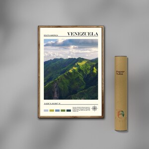 Venezuela Print, Venezuela Wall Art, Venezuela Poster, Venezuela Photo, South America Poster Print, Wall Decor, Real Photo, City Wall Art