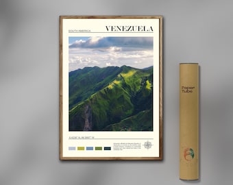 Venezuela Print, Venezuela Wall Art, Venezuela Poster, Venezuela Photo, South America Poster Print, Wall Decor, Real Photo, City Wall Art