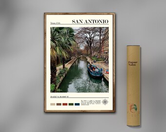 San Antonio Print, San Antonio  Wall Art, San Antonio  Poster, San Antonio  Photo, San Antonio  Poster, USA, Real Photo, Traveller, Texas