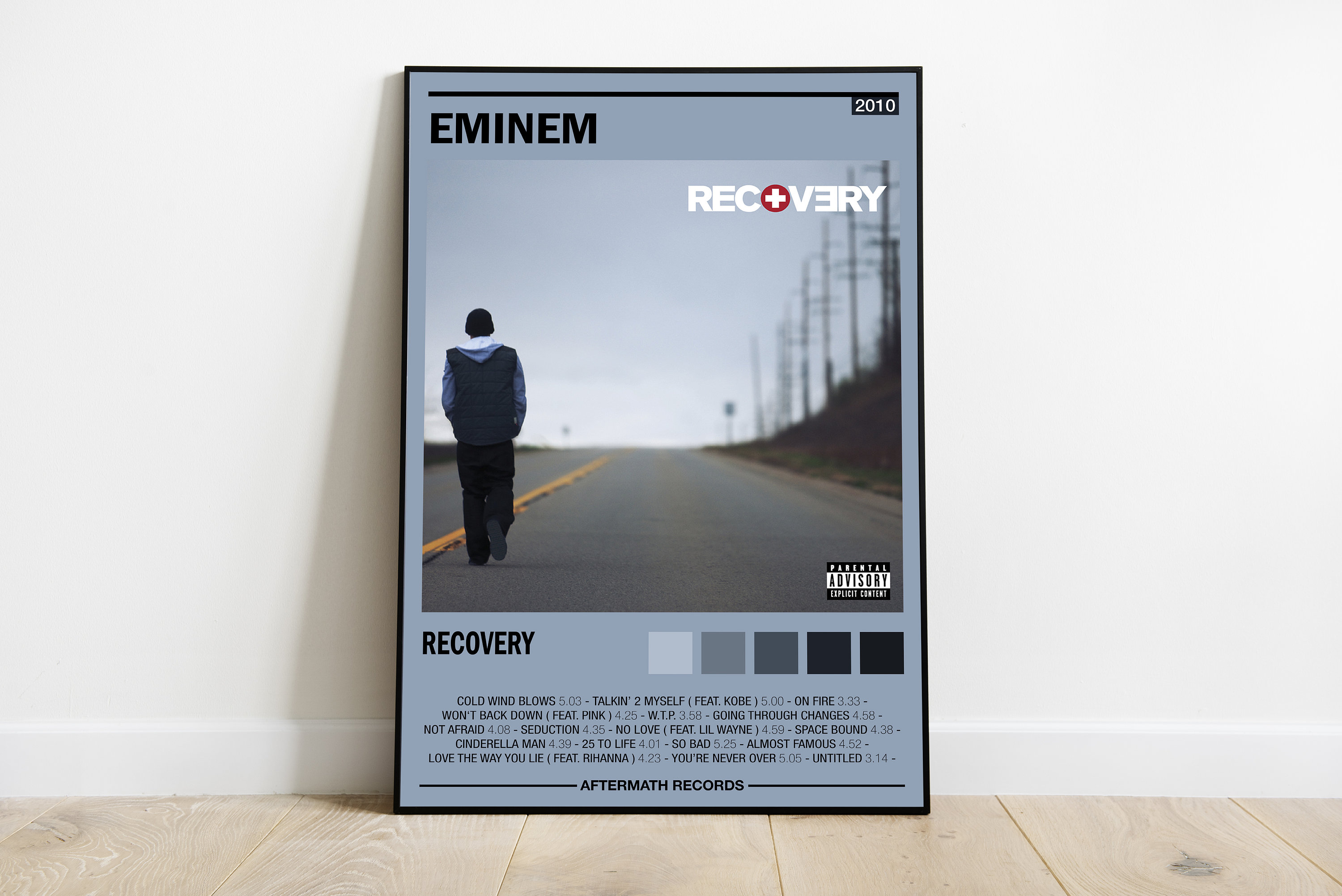 額縁付き】 EMINEM Recovery リカバリー A2ポスター - メルカリ