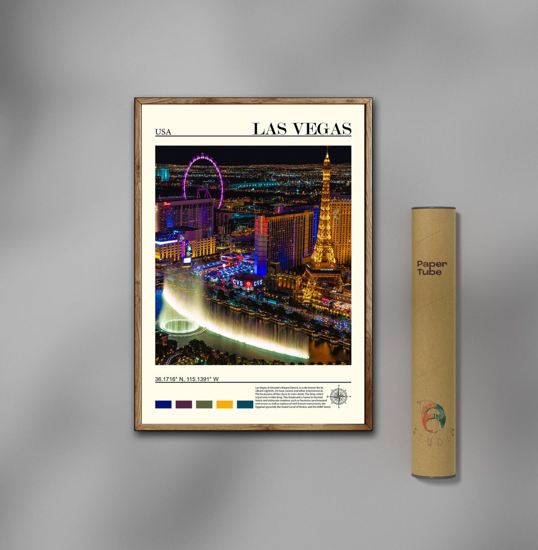 Las Vegas Print, Las Vegas Wall Art, Las Vegas Poster, Nevada Photo, Las Vegas Poster, USA