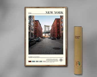New York City Print, New York City Wall Art, New York Poster, New Jersey Photo, New York City Poster, USA, Real Photo, Traveller, Bridge