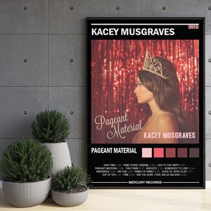 Kacey Musgrave Poster | Kacey Musgrave Album Cover | Pageant Material