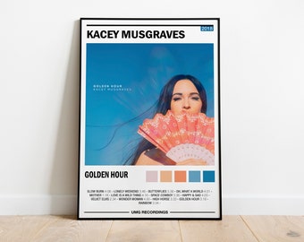 Kacey Musgrave Poster | Kacey Musgrave Album Cover | Golden Hour Album Wall Art | Home Decor | Music Gifts | Digital | High Quality JPG |