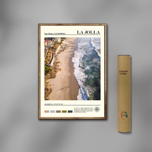 La Jolla Print, La Jolla Wall Art, San Diego Poster, La Jolla Photo, La Jolla Poster, USA, San Diego, Real Photo, Traveller, California