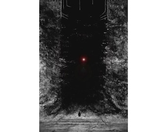 Portal - Original handmade dark fantasy artwork- no AI