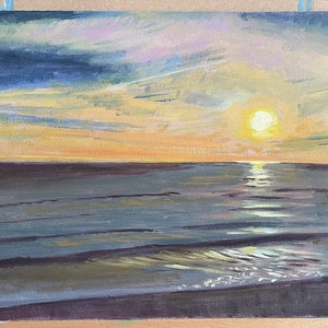 Chesil Beach at sunset