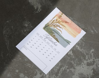 Digitale Kalender | Wandkalender | Afdrukbare maandkalender | Kalender 2024 afdrukbaar | Minikalender 2024 | Kalender 2024 | Minimalistisch