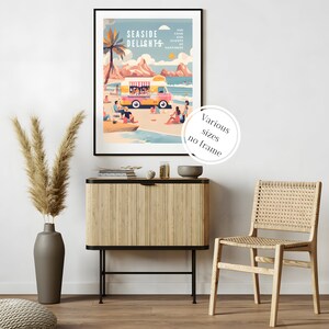 Seaside Delights Poster, Art Print, Illustration, Wall Art, Poster Print