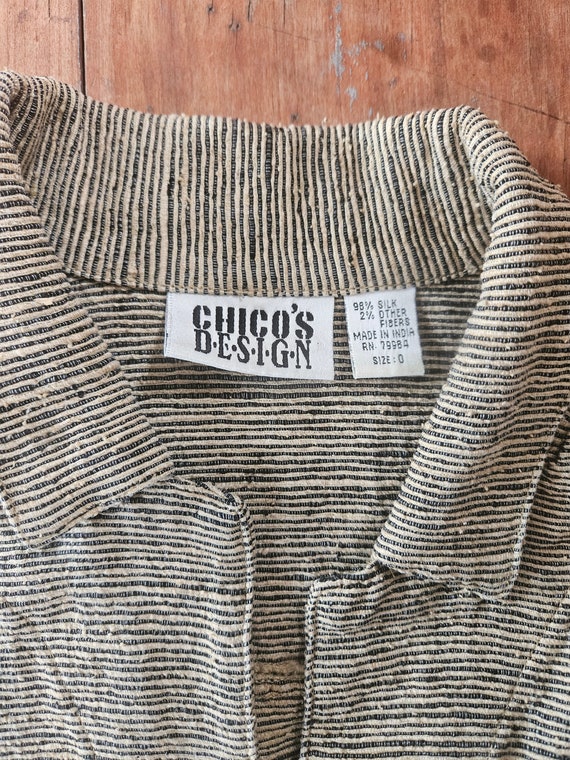 90s Chico woven core jacket/blouse - image 5