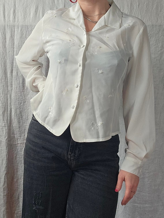 90s designer blouse