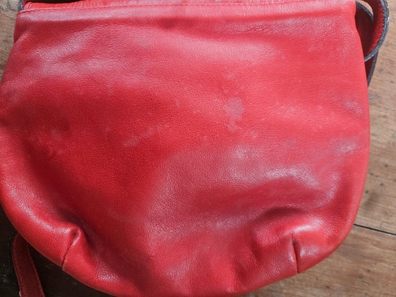 80s red crossbody bag - image 8