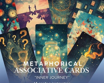 Metaphorical Cards "Inner Journey", Coaching and Therapy Tool. Personal Development. Visual storytelling, Vibrant illustrations
