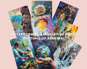 Metaphorical Cards: Coaching and Therapy Tool (PNG/PDF), visual storytelling