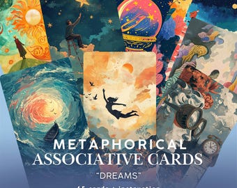 Metaphorical Cards "Dreams", Coaching and Therapy Tool. Visual storytelling. Digital MAC deck