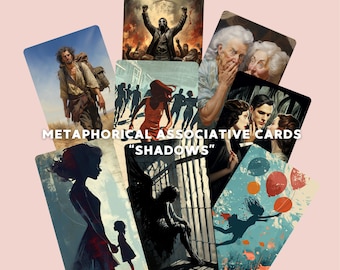 Metaphoric Cards Shadow Work, Journal Prompts. MAC. Digital and Printable, PNG/PDF