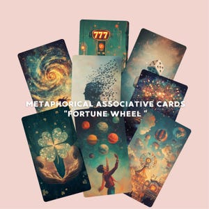 Metaphorical Cards, Coaching and Therapy Tool, MAC PNG/PDF, Illustrations for visual storytelling.