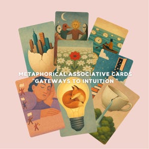 Tarjetas Metafóricas, Herramienta de Coaching y Terapia. Desarrollo Personal. Narrativa Visual. Baraja MAC para Sesiones de Coaching (PDF/PNG Digital)