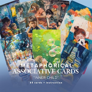 Metaphorical Cards "Inner Child", Coaching and Therapy Tool, Trauma Recovery. MAC Digital, PNG/PDF