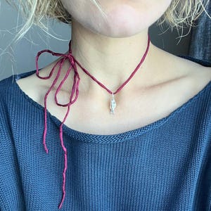 Handmade Silver or Brass Fish Necklace: Lost Wax Cast Charm with Silk Cord