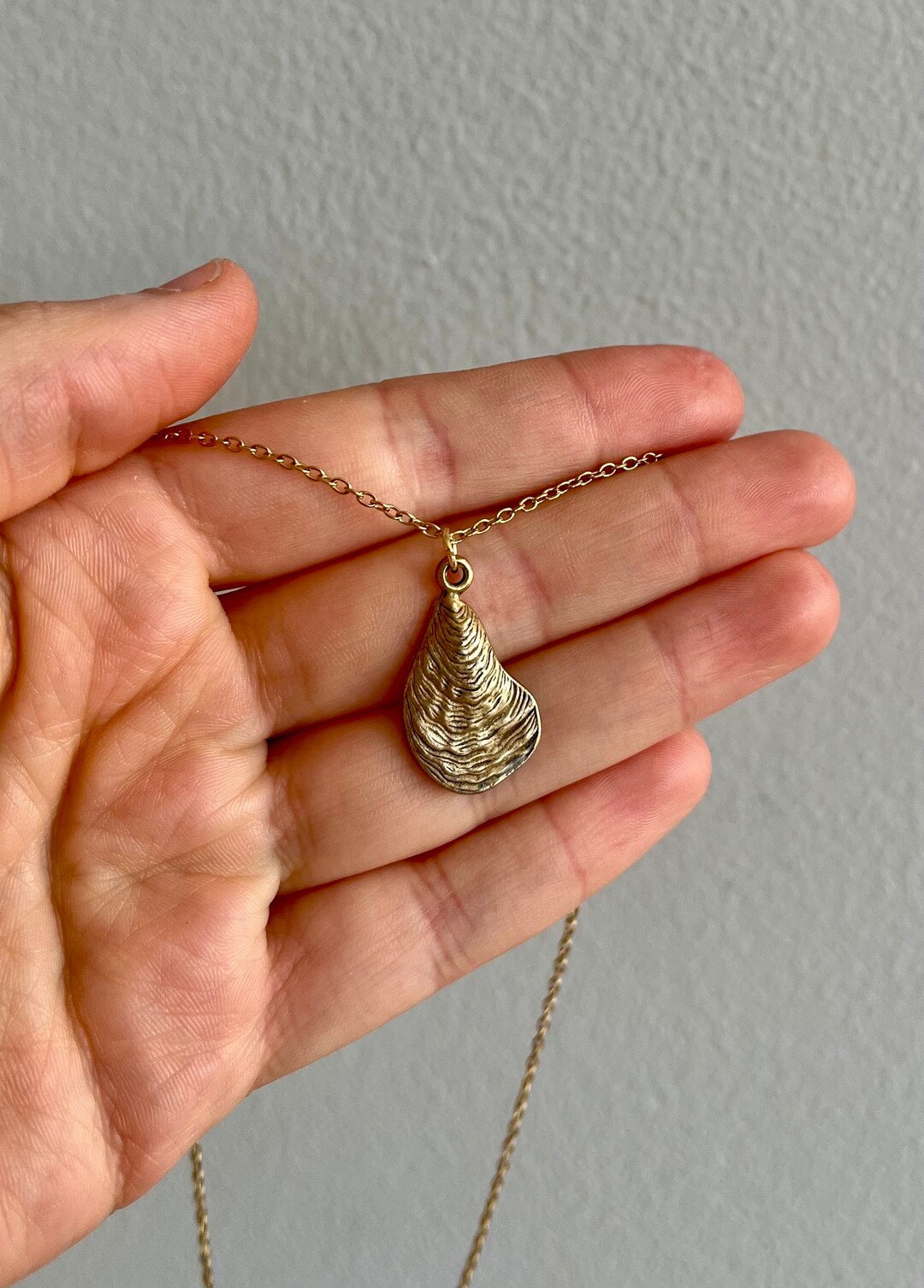 Necklace - Ostrich Shell, Deco Round