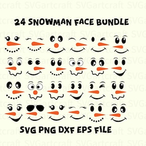 Snowman Face Svg, Snowman Svg, snowman png, Snowman Clipart, Christmas Svg,Snowman Cut File, Snowman Cricut, snowman face for cricut