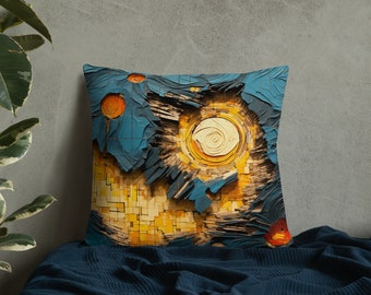 Ply Away Vol. 4 Pillow | Modern plywood art home decor