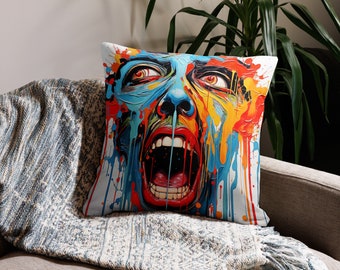 Faces by Freddie Vol. 2 Pillow | Modern art home decor