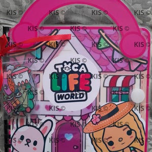 Toca Boca Life World Barbie House – Interactive Sticker Book with 100+ Stickers, Characters, Pets & Accessories