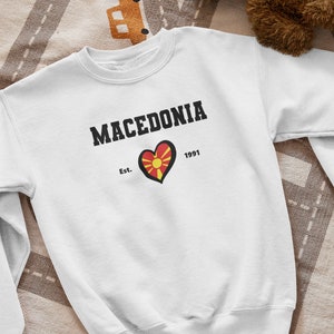 Macedonia Sweatshirt With Love