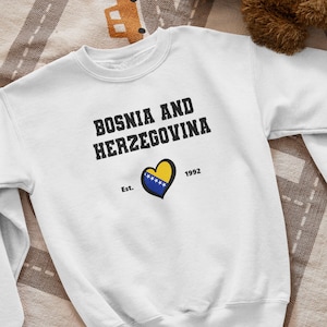 Bosnia And Herzegovina Sweatshirt With Love