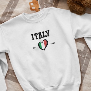 Italy Sweatshirt With Love