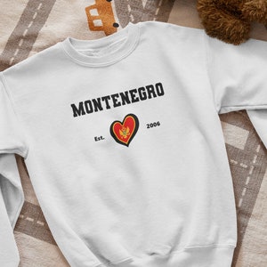 Montenegro Sweatshirt With Love