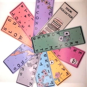 Literary Trope Bookmark - Tarot Card Inspired - Matching notebooks available