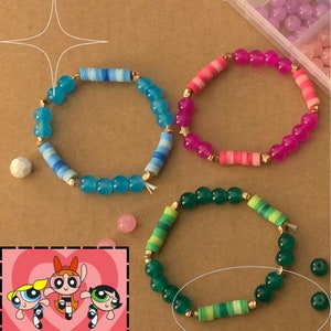 Powerpuff Girls Inspired Bestfriend Bracelets