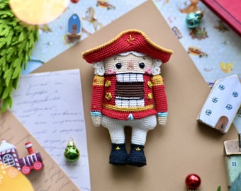 Crochet pattern Nutcracker, ENG pdf