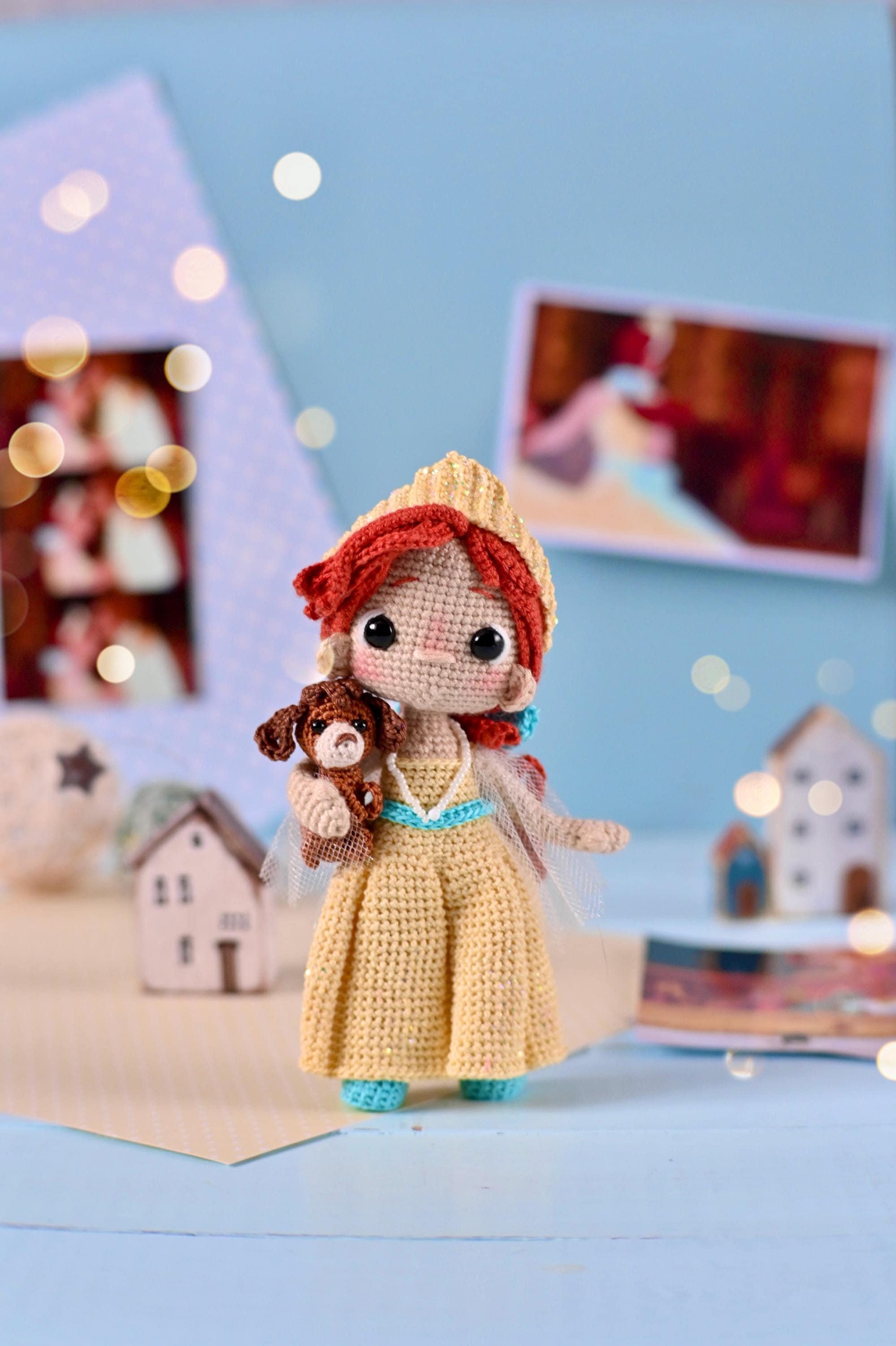 Crochet pattern  Anastasia,  English pdf