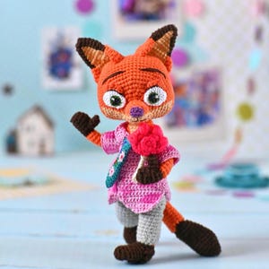 Haakpatroon Vos in shirt, Engelse pdf