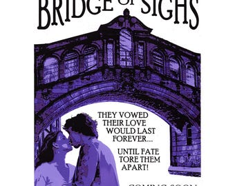 Bridge of Sighs Limited Edition A3 Art Screen Print – A Made-up Film Poster by Nick Cross