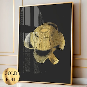 Gouden oog anatomie kunst anatomische oogbol print medische kunst oogheelkundige poster menselijke leerling print gezichtsvermogen kunst oogkliniek decor optometrist cadeau