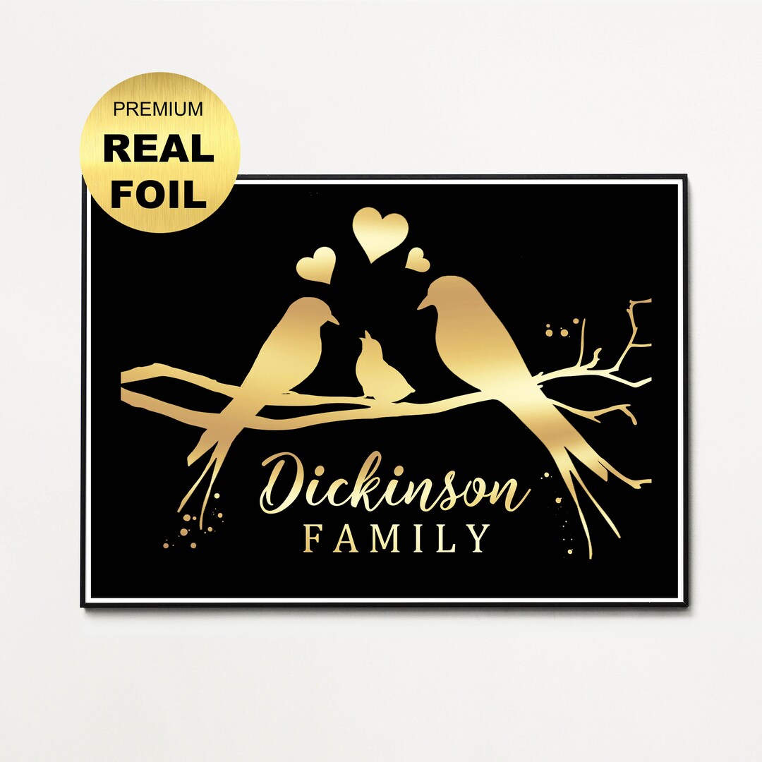 Custom Family Names Home Wall Decor Customized Gift Etsy