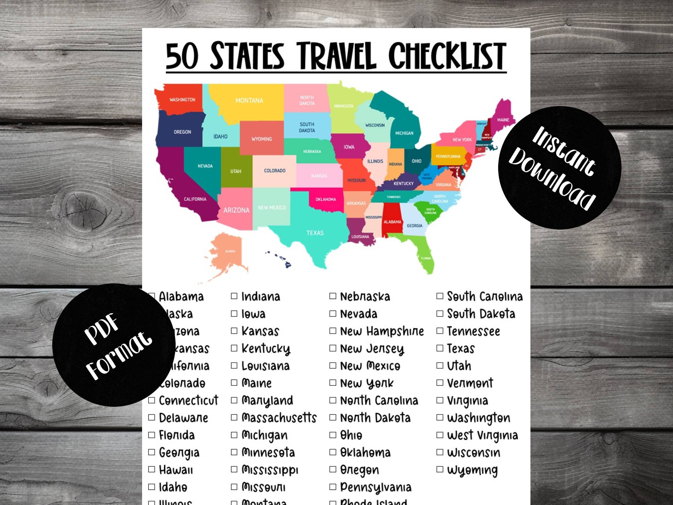 50 US States Checklist United States Map Planner Template 50 US Il Fullxfull.5765245351 Pu1e