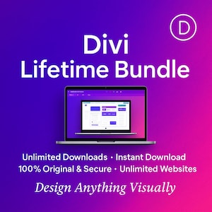 Divi 5, WordPress theme & builder, Original API Key, most popular theme, latest version, 100% secure download, Monarch, Bloom, Extra