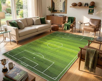 Tappeto da campo da calcio personalizzato con il logo della tua squadra preferita