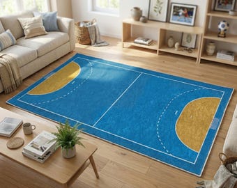 Handball Teppich mit Team Logo