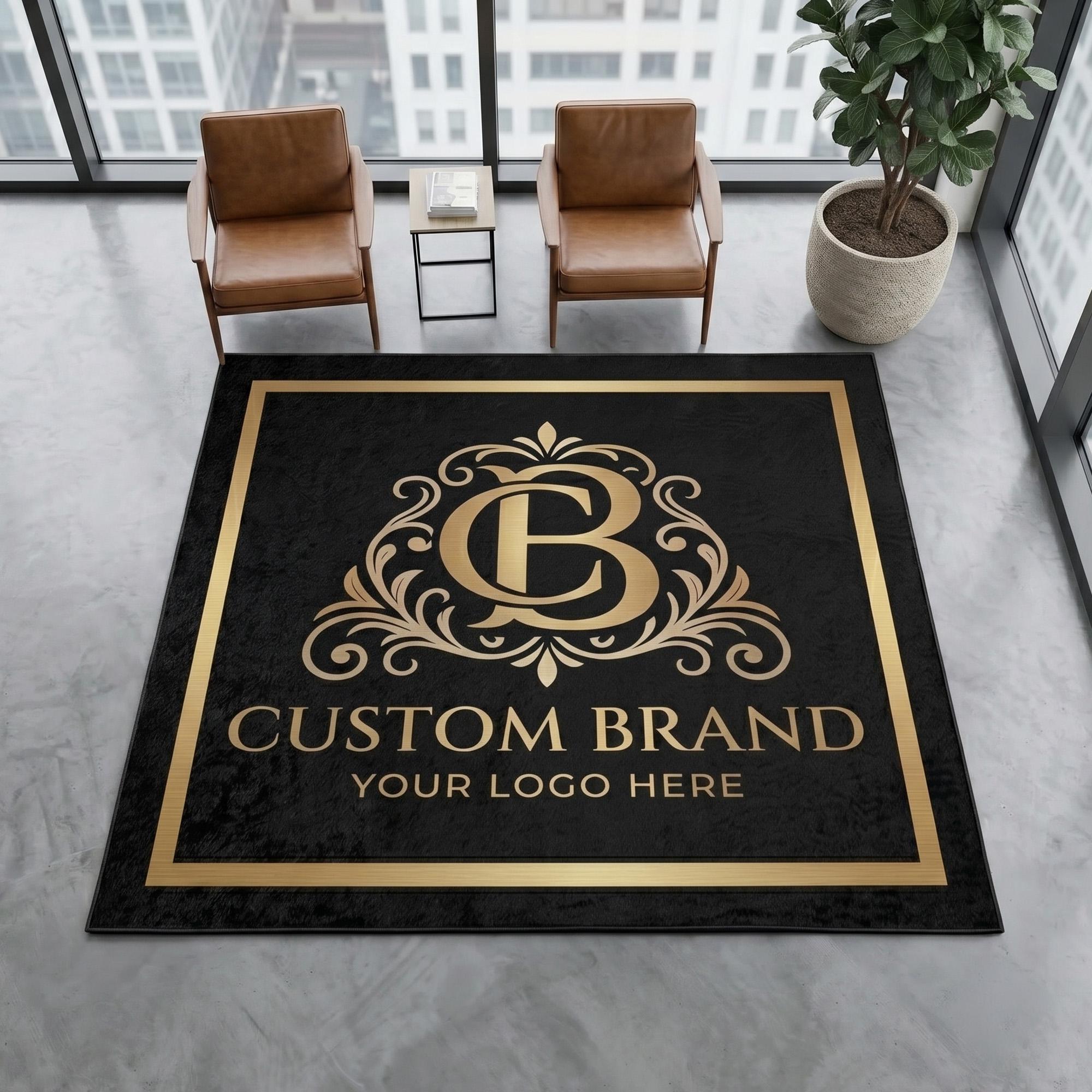 Custom Logo Rug - Etsy